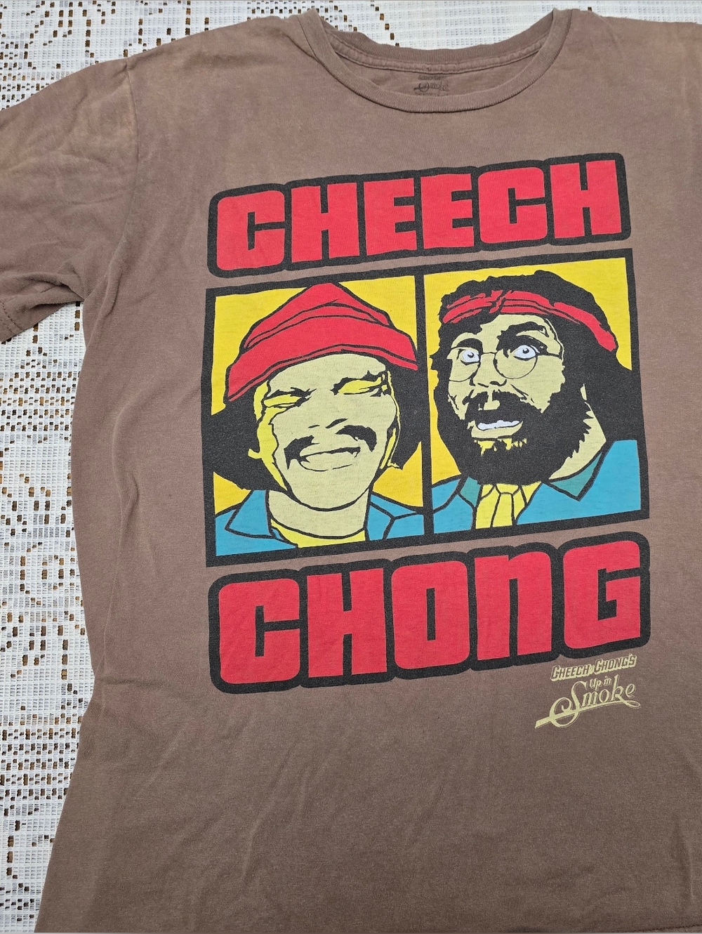 Brown Graphic Short Sleeve Tee